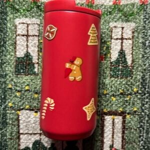 2025 Starbucks Red Holiday Gingerbread 16 oz. Tumbler
